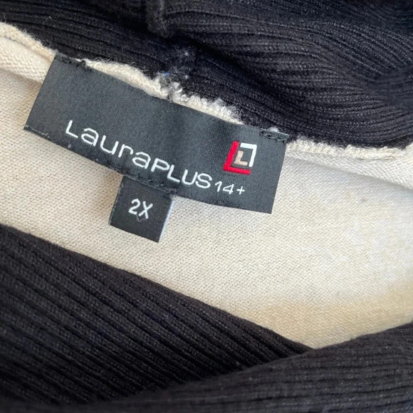Laura plus colorblock turtleneck size 2X - Picture 5 of 7